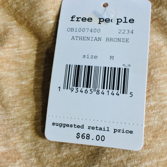 Free People ~ Bella Vista Thermal Tunic Top M - Picture 4 of 4